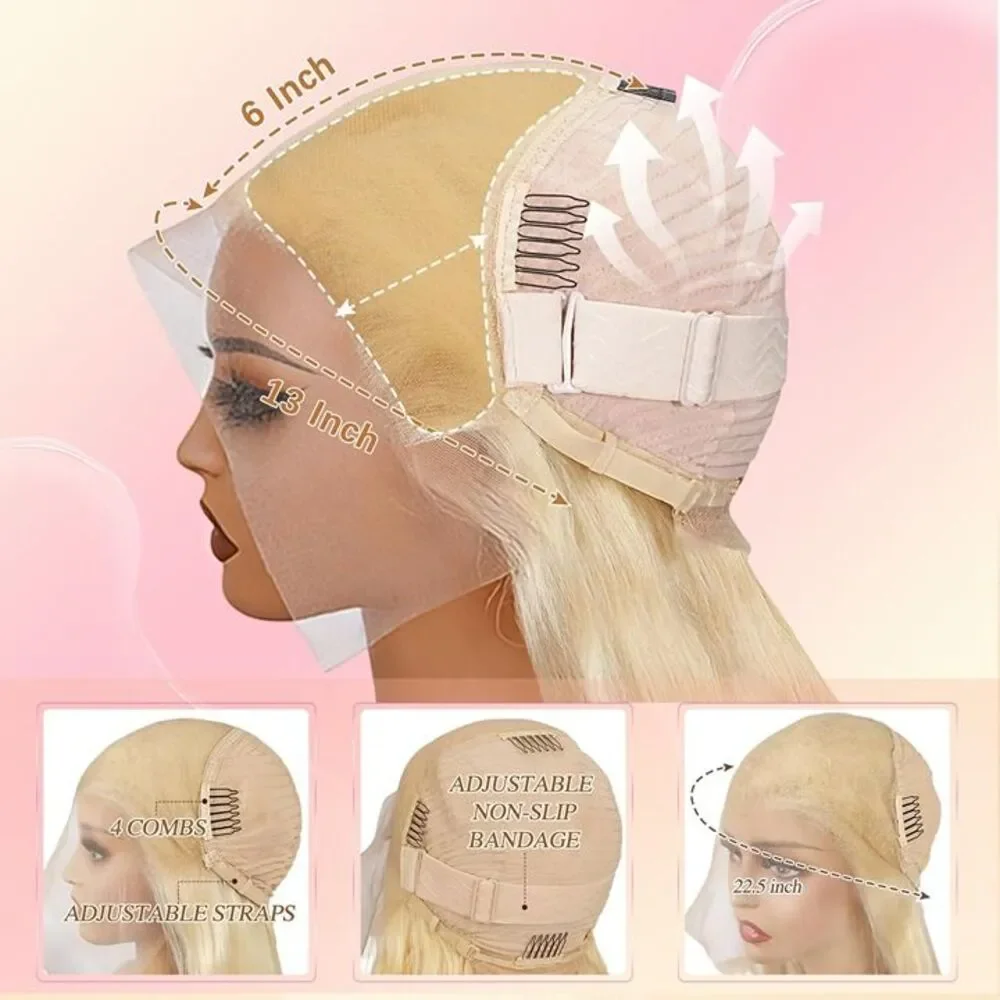 New Blonde Wigs for Women, 18 inch